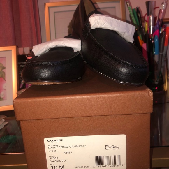 COACH Kimmie Leather Loafers Size 10 (2nd Pair 👠) - Picture 2 of 8